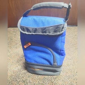 Arctic Zone lunch bag too zip side zip pocket bottom zip w/ice pack included